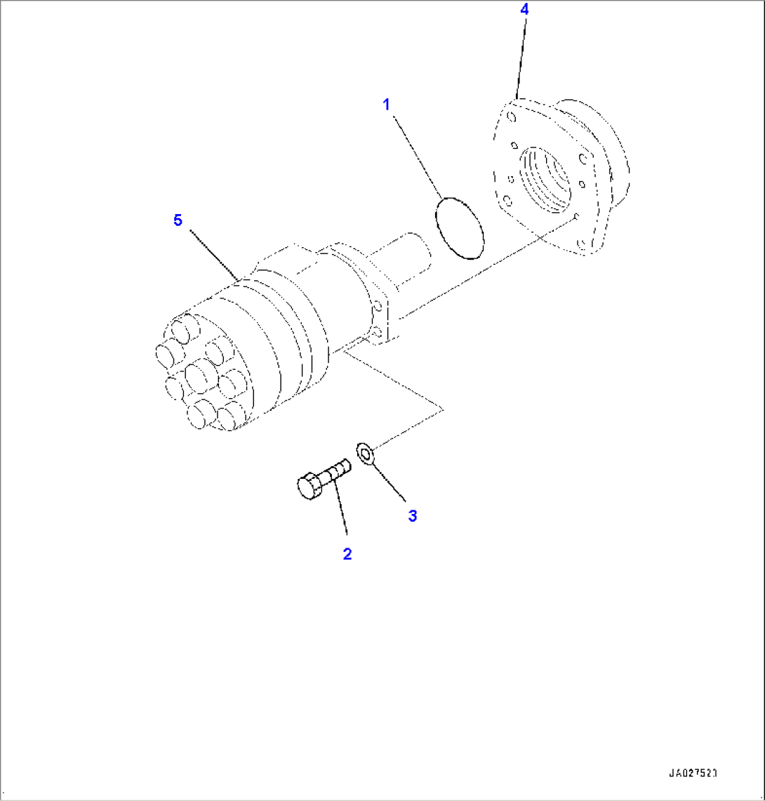 Circle Reverse Gear, Motor Mounting (#1001-)