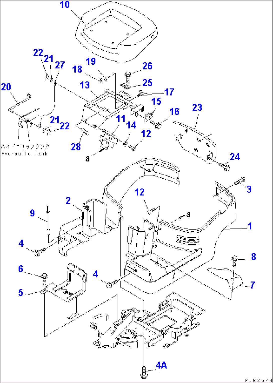 HOOD (FOR ALTERABLE GAUGE SPEC.)