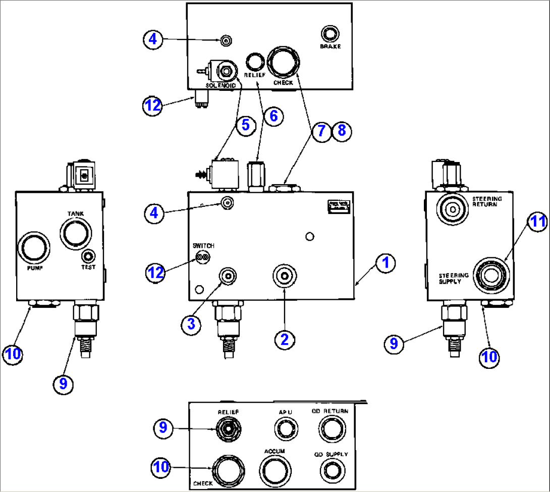 BLEEDDOWN MANIFOLD VALVE ASSM (PB6923)