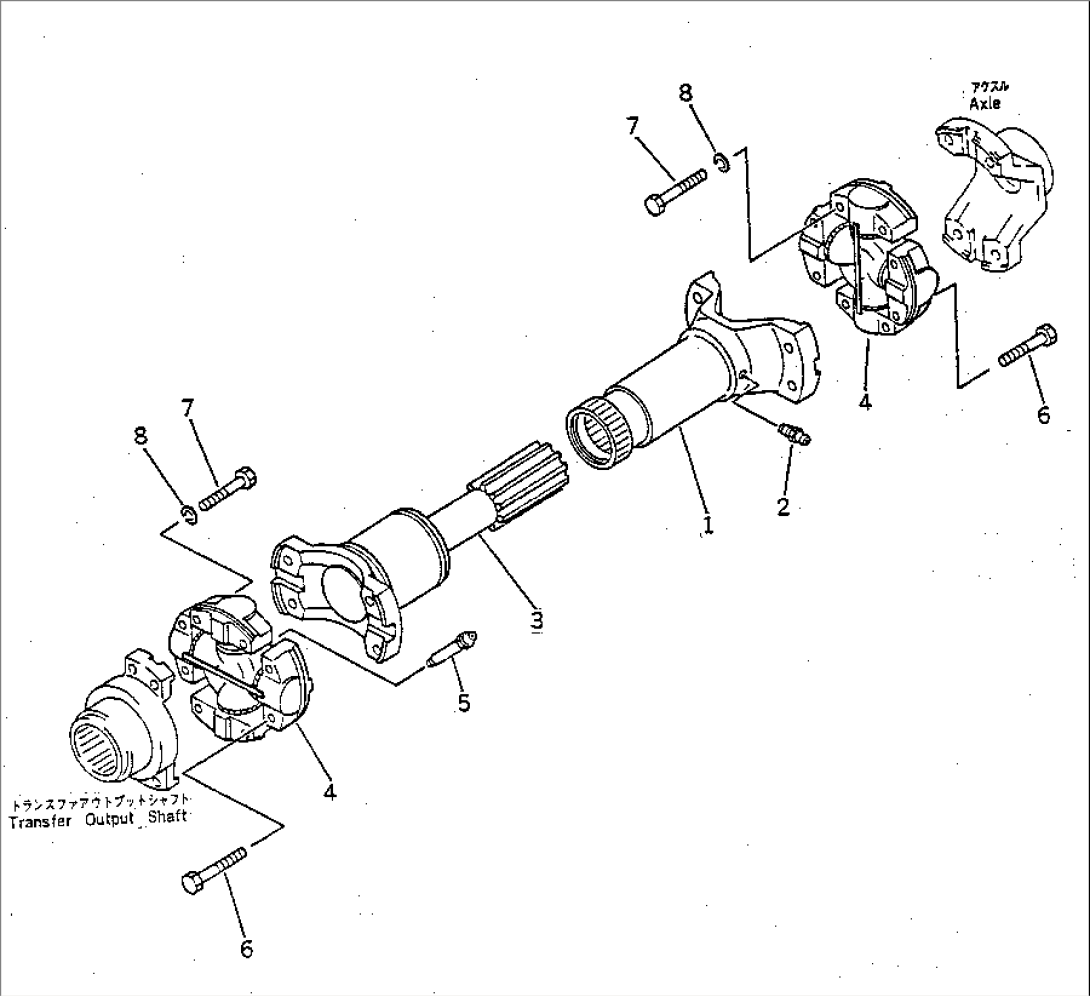 REAR DRIVE SHAFT