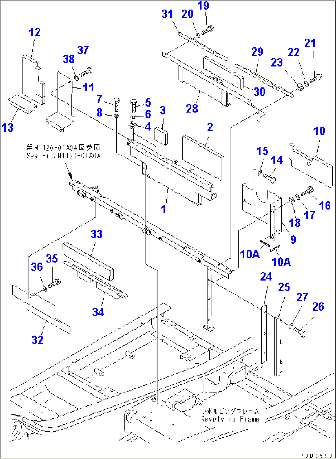 PARTITION (MACHINE CAB) (ENGINE ROOM FRONT)(#33001-)