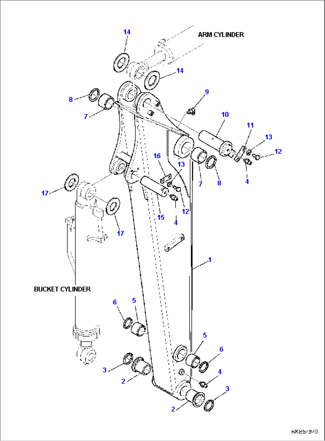 ARM, L=1650 mm