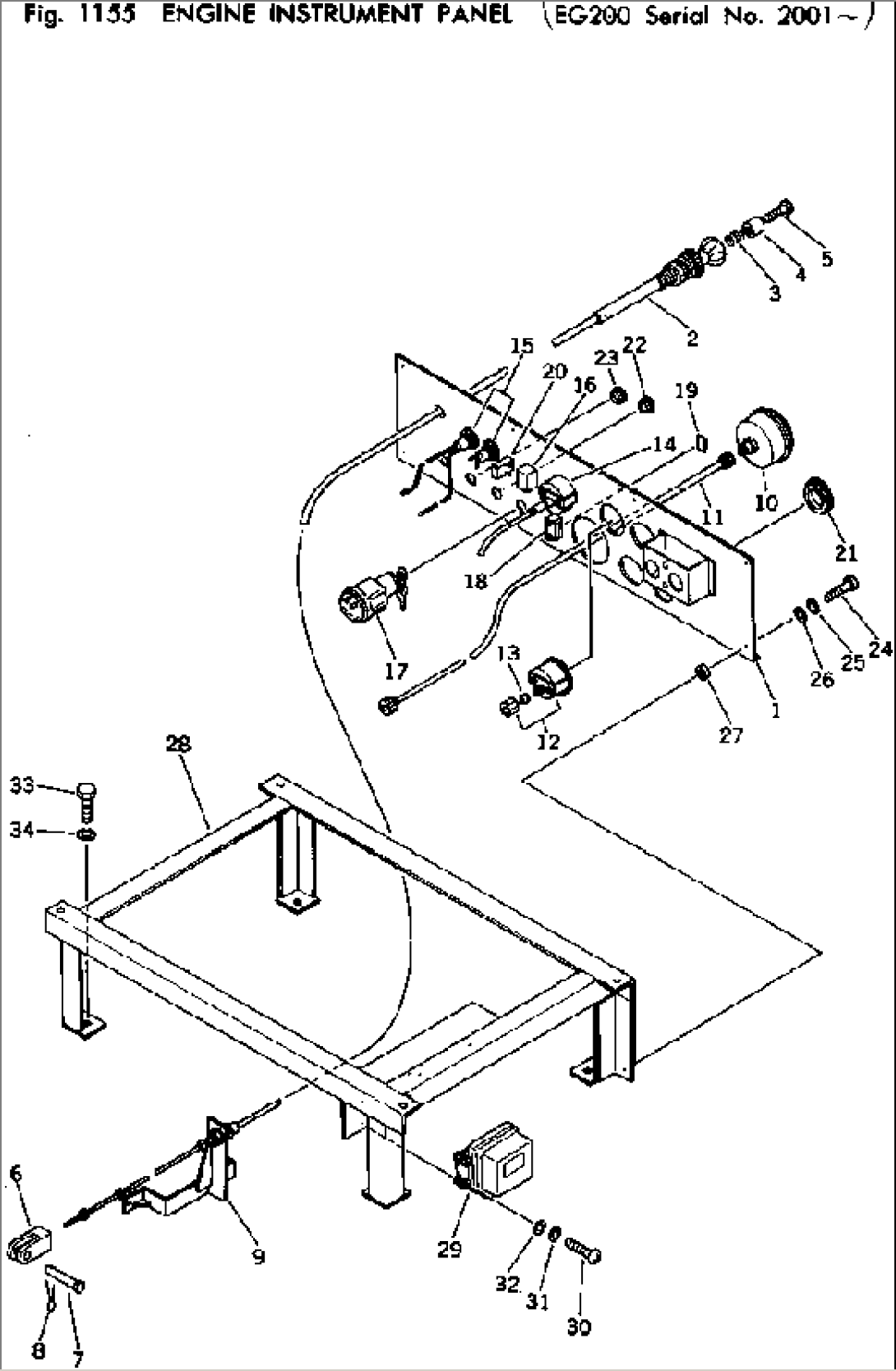 ENGINE INSTRUMENT PANEL