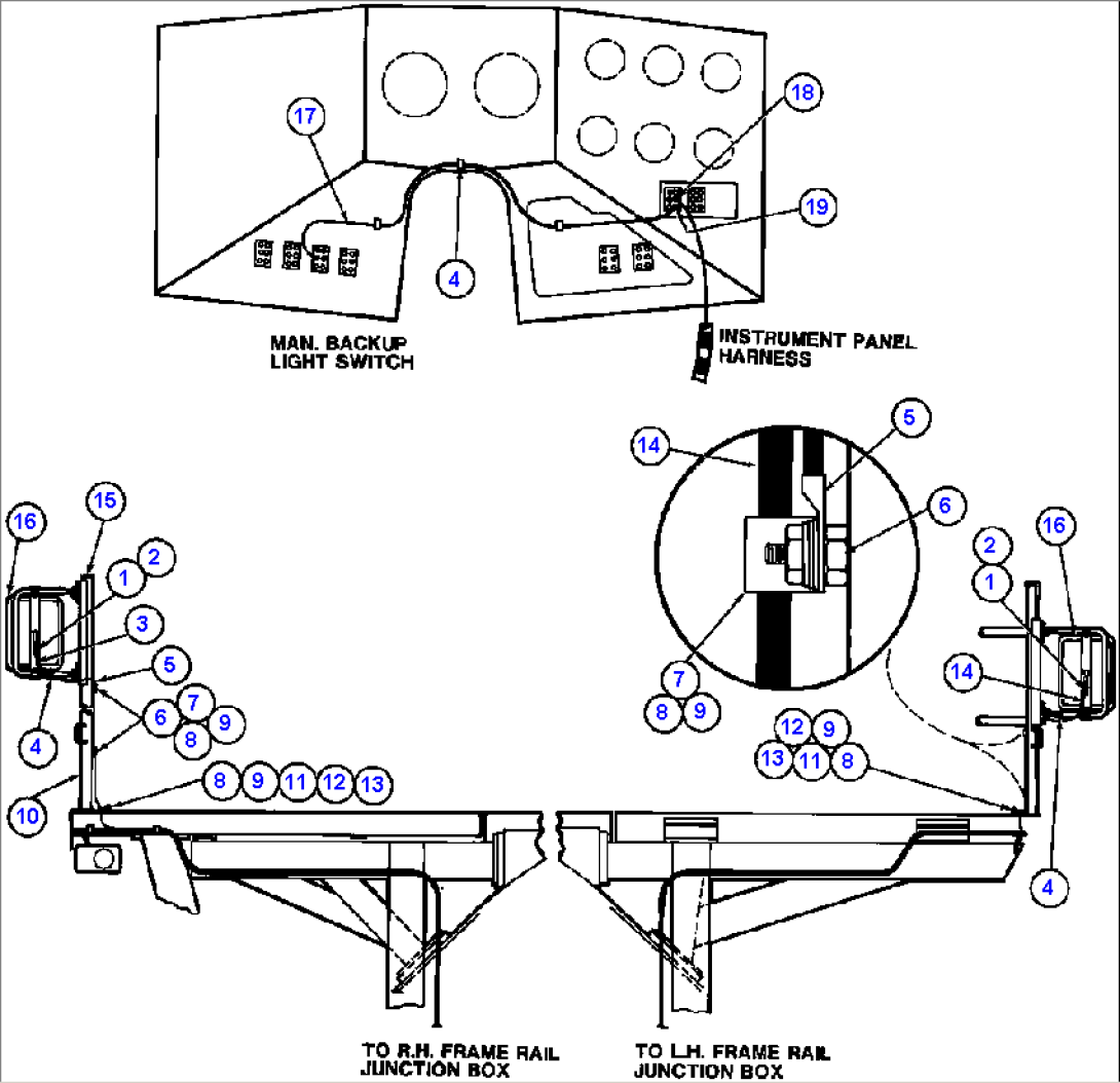 HEATED CONVEX MIRROR WIRING (EC2376)