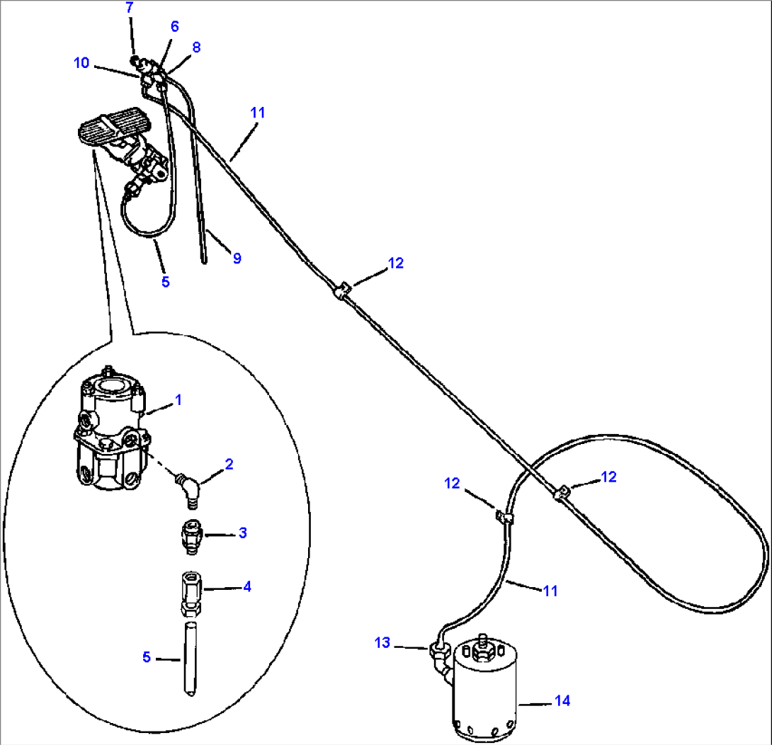 AIR PIPING PARKING BRAKE