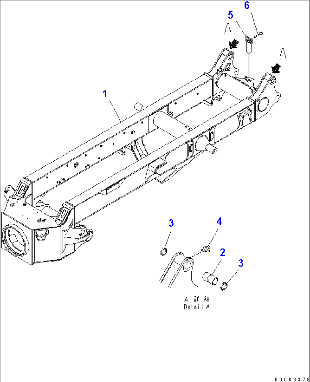 REAR FRAME (WITH PULL HOOK)(#2001-2461)