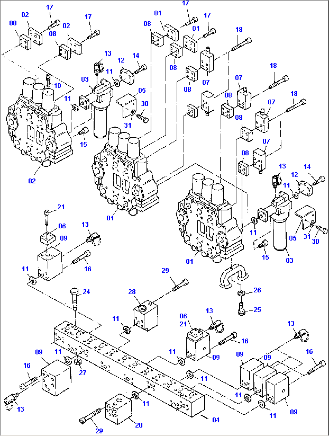 Manifold - Control Blocks and H.P. Filter