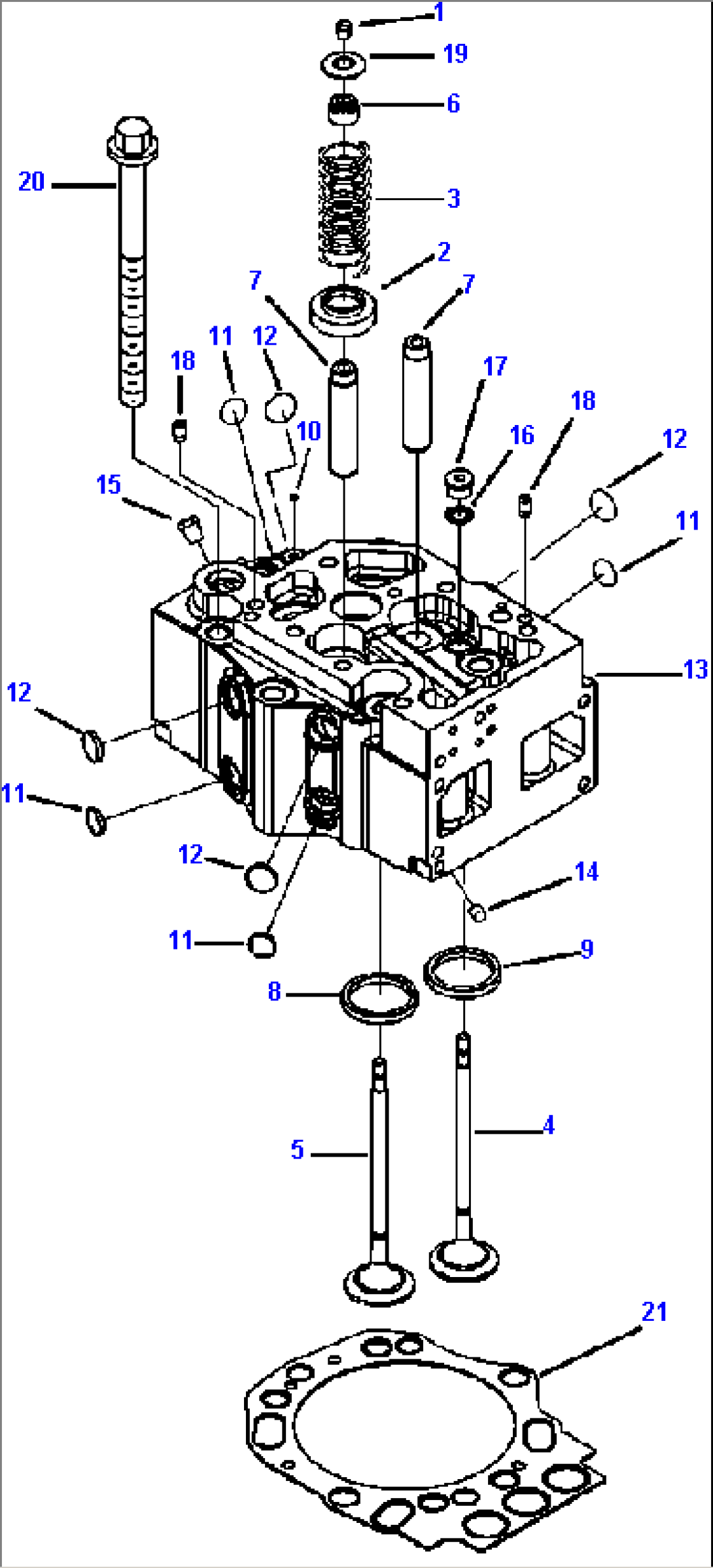 FIG. A1103-A9A1 CYLINDER HEAD