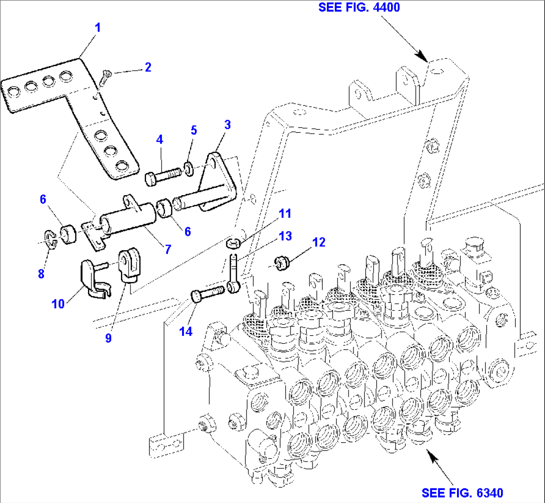 BACKHOE CONTROL PEDAL (LEFT SIDE)