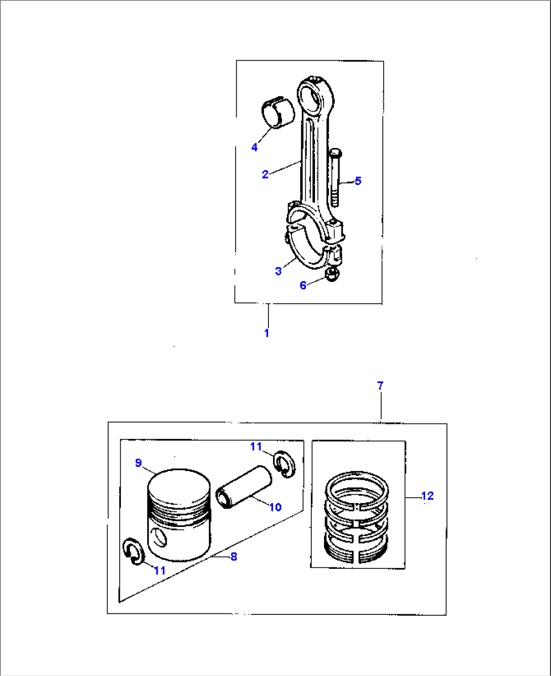 CONROD AND PISTON