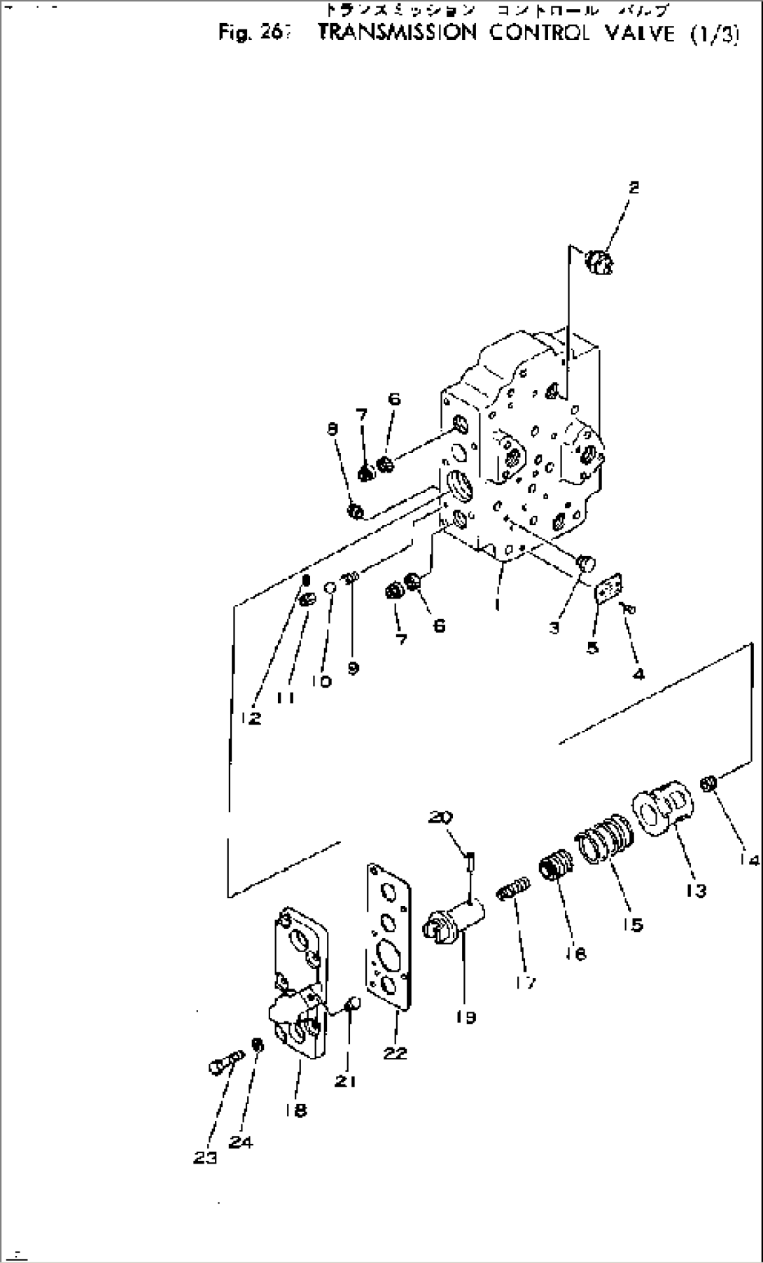 TRANSMISSION CONTROL VALVE (1/3)(#10001-)