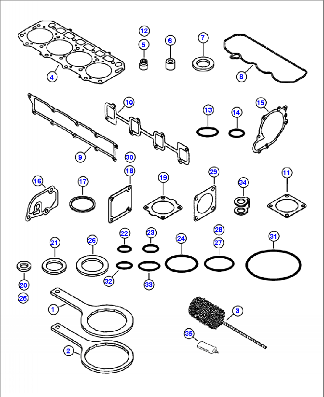 A0011-01A00 GASKET SET