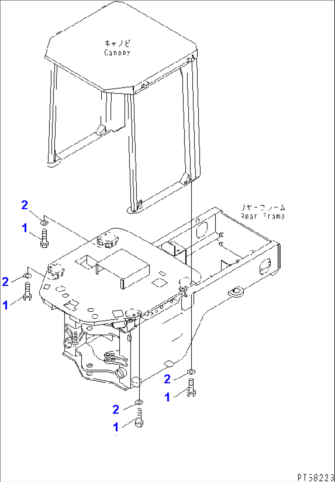 CANOPY MOUNTING PARTS