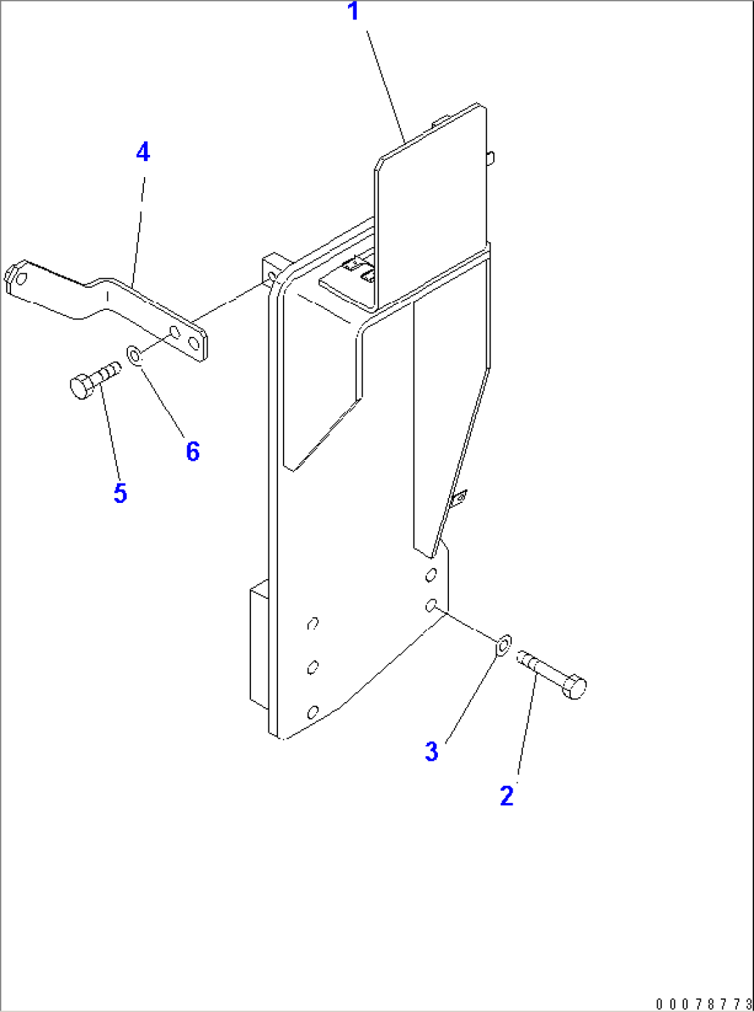 QUICK COUPLER LINES (BRACKET)
