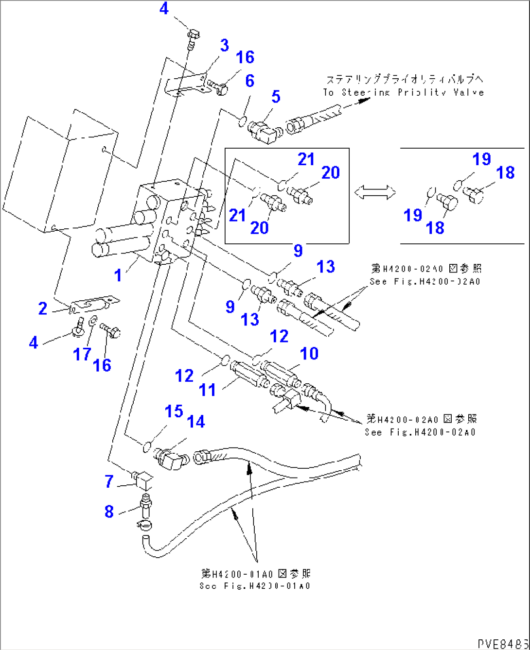 HYDRAULIC MAIN VALVE (WITH 3-SPOOL VALVE)