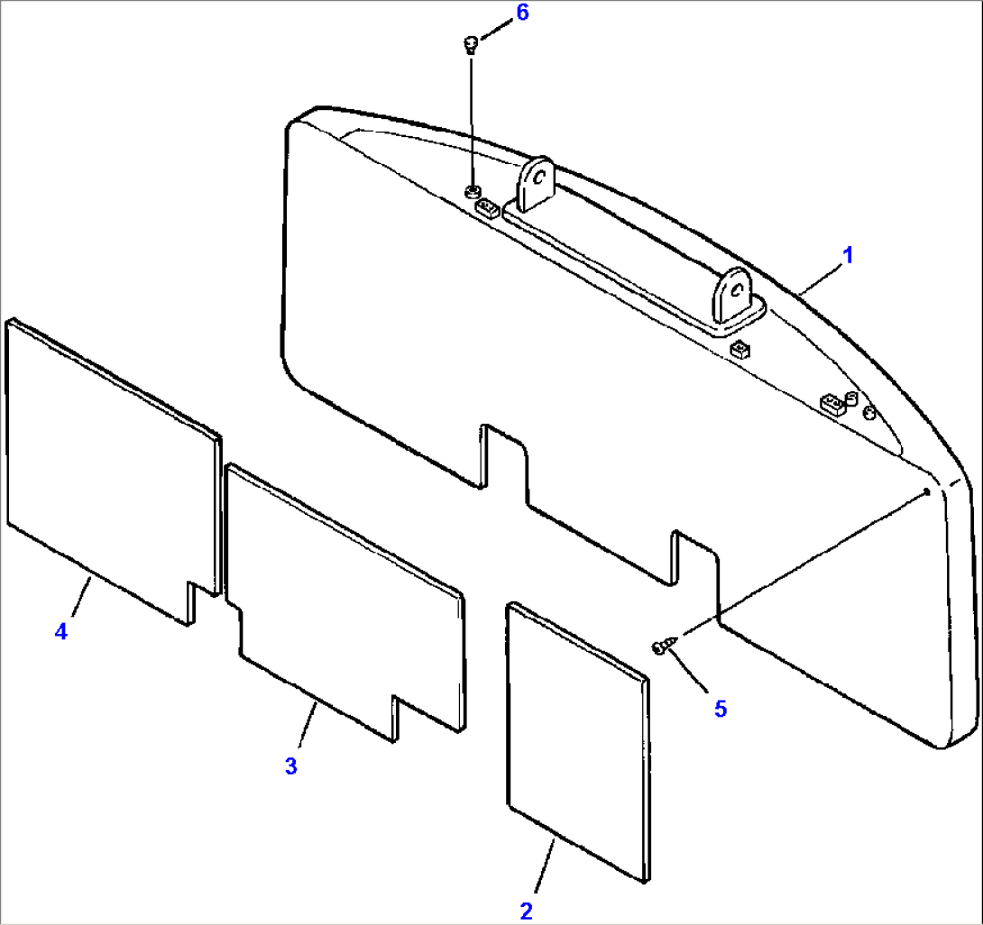 FIG NO. M1510-01A4 COUNTERWEIGHT - SLING