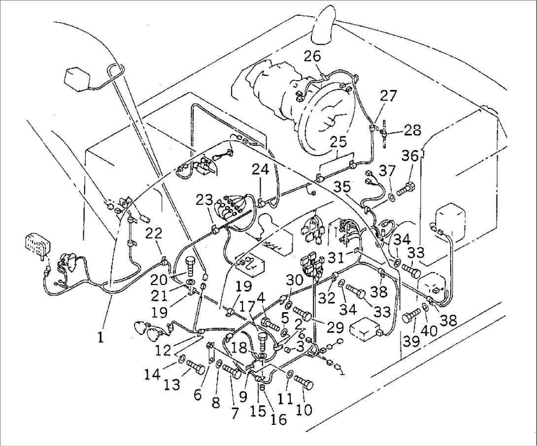 WIRING (MAIN HARNESS) (RADIO CONTROL SPEC.)(#80001-87999)