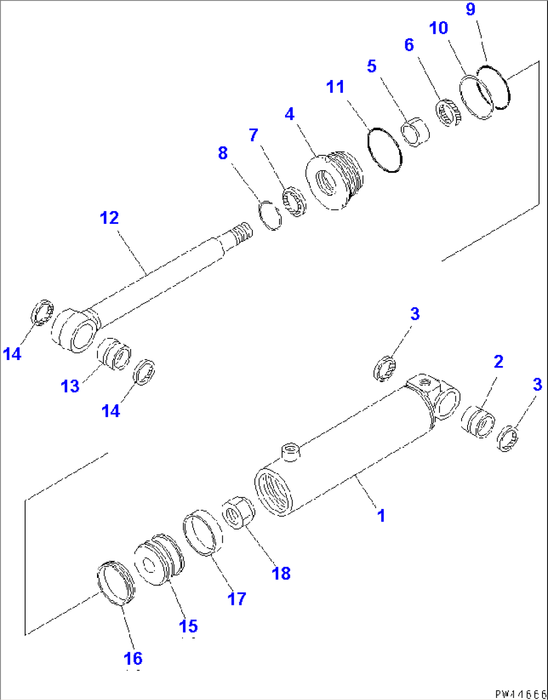 TILT CYLINDER(#63001-64000)