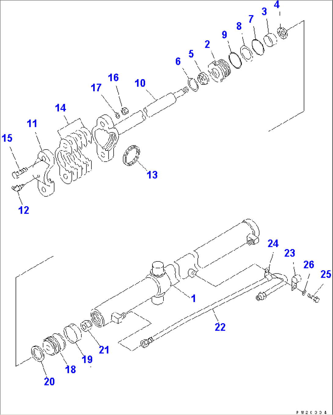 BLADE LIFT CYLINDER(#10245-)