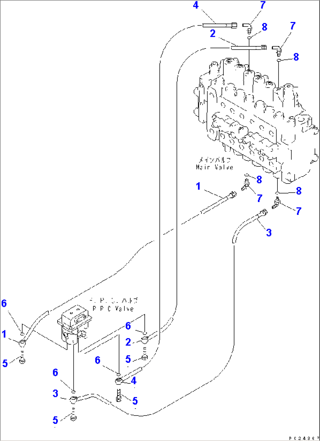 PIPING (18/18) (P.P.C. VALVE LINE)