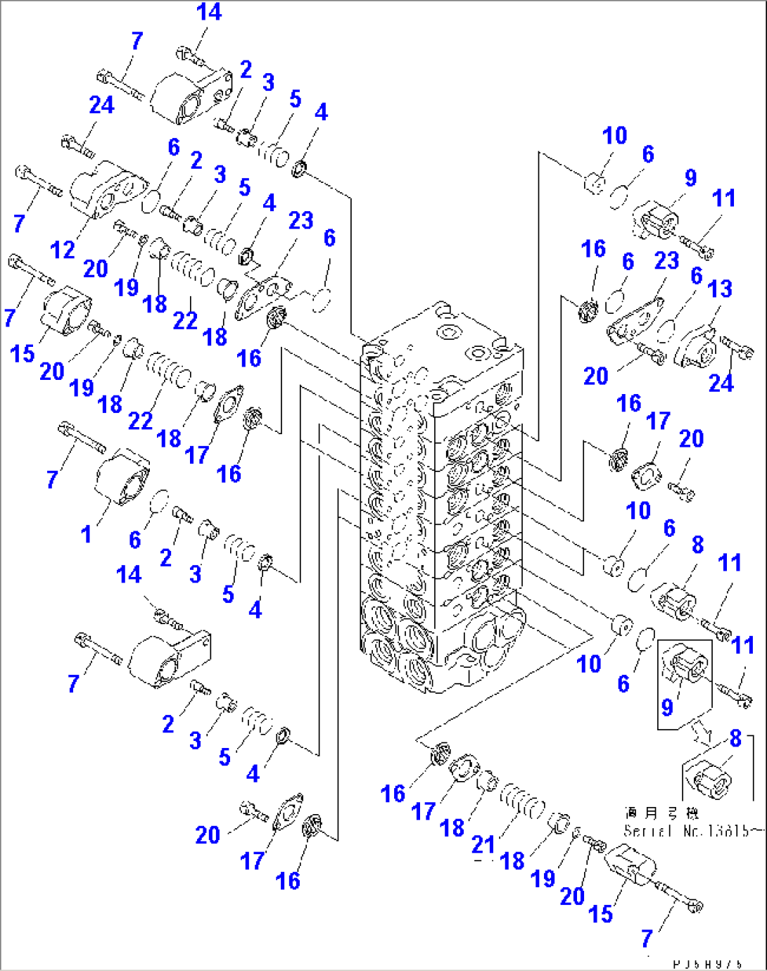 MAIN VALVE (8-VALVE) (6/15)