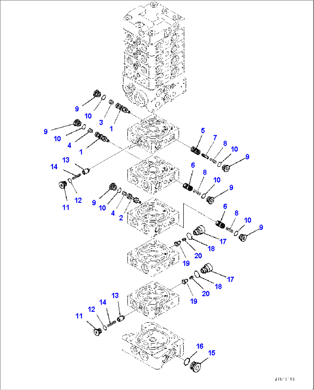 Control Valve, Inner Parts (9/20) (#5485-)