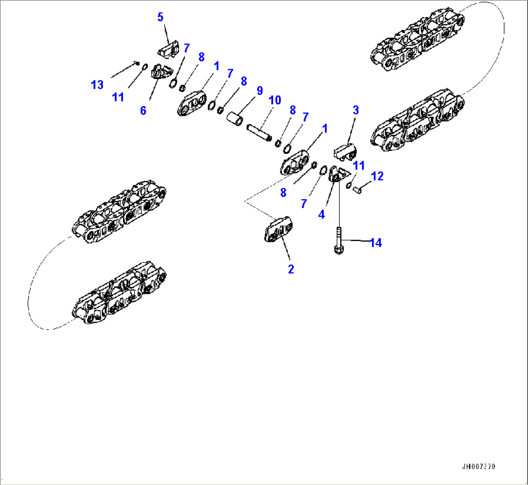 Track Link Assembly (#30001-)