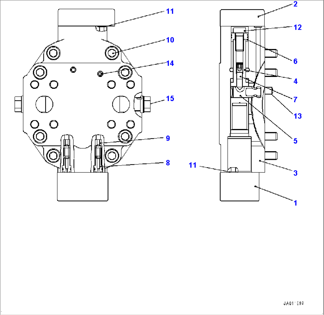 Transfer, Inner Parts, Motor 1 (4/6) (#80001-)