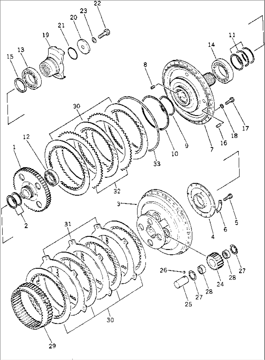 TORQFLOW TRANSMISSION (6/6)¤ OUTPUT SHAFT