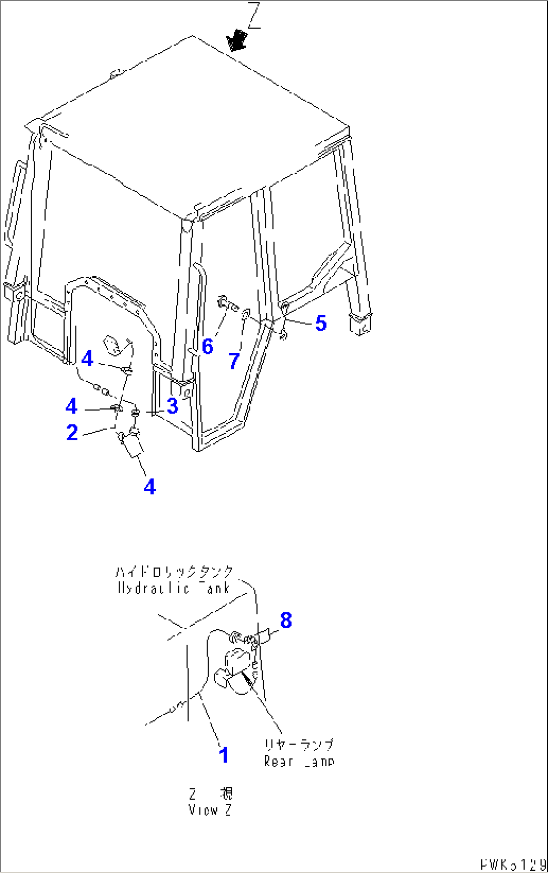 ROPS CAB (BODY WIRING)