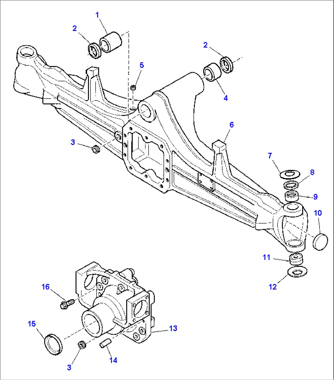 FRONT AXLE (2WD) (1/3)
