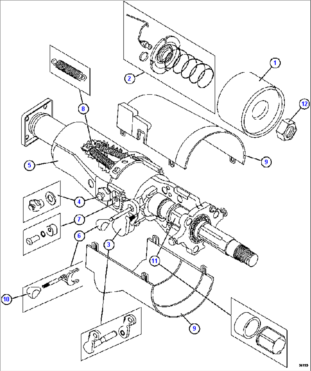 STEERING COLUMN XB8878