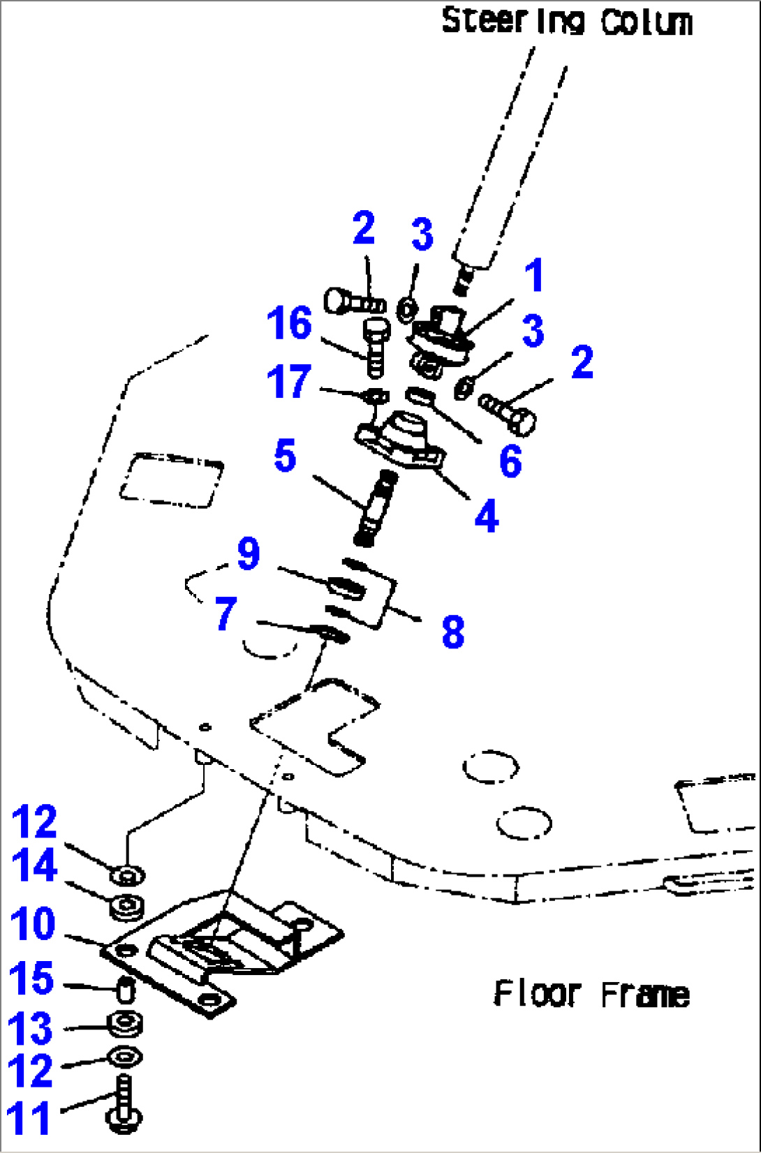 FIG NO. K4420-02A0 STEERING WHEEL AND COLUMN AND ORBITROL COLUMN AND ORBITROL (STEERING COLUMN)