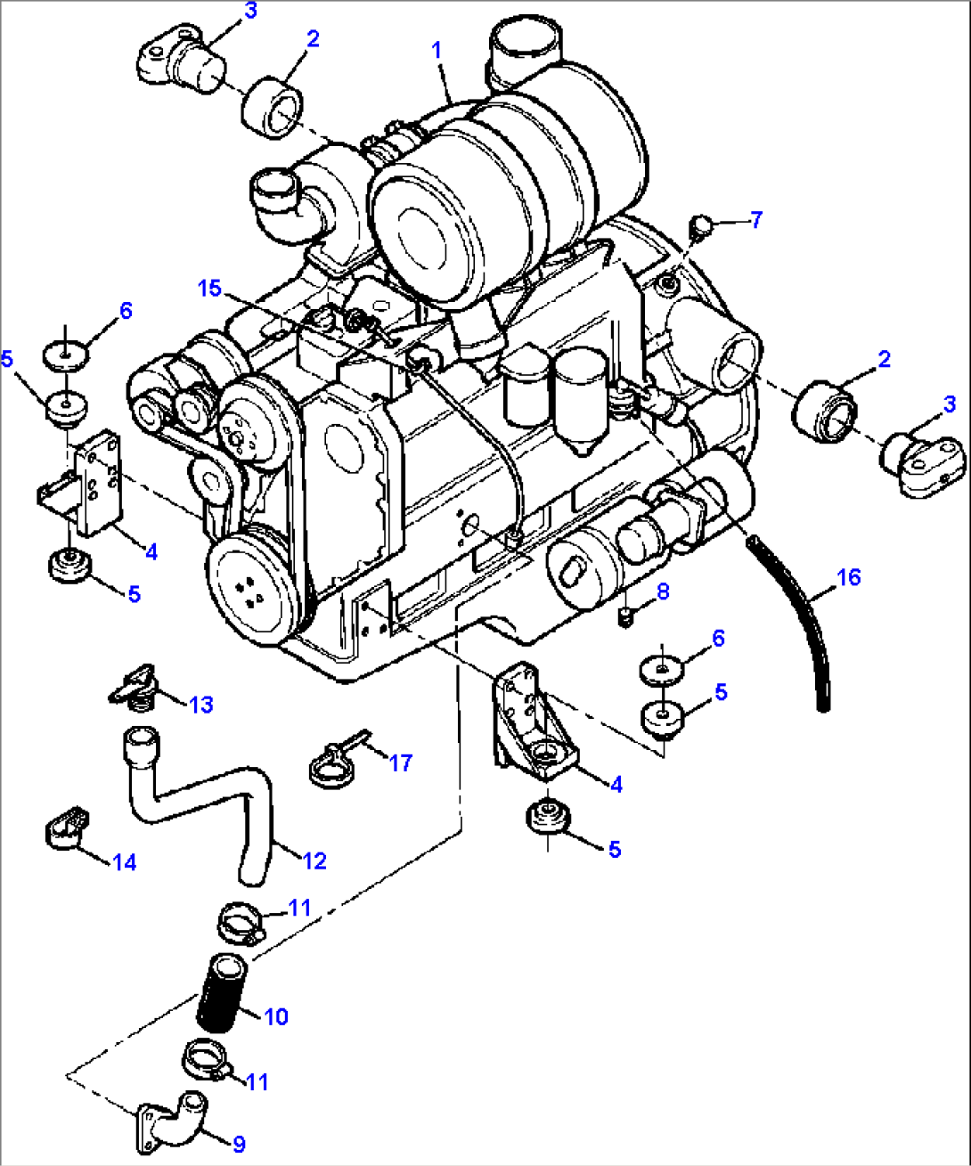 ENGINE AND MOUNTING