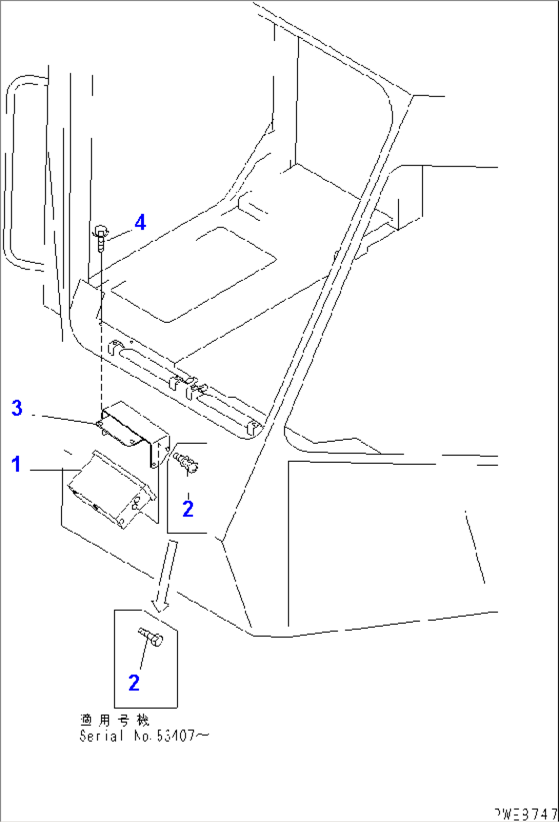 CAR RADIO (WITH 2-PERSONS CAB)