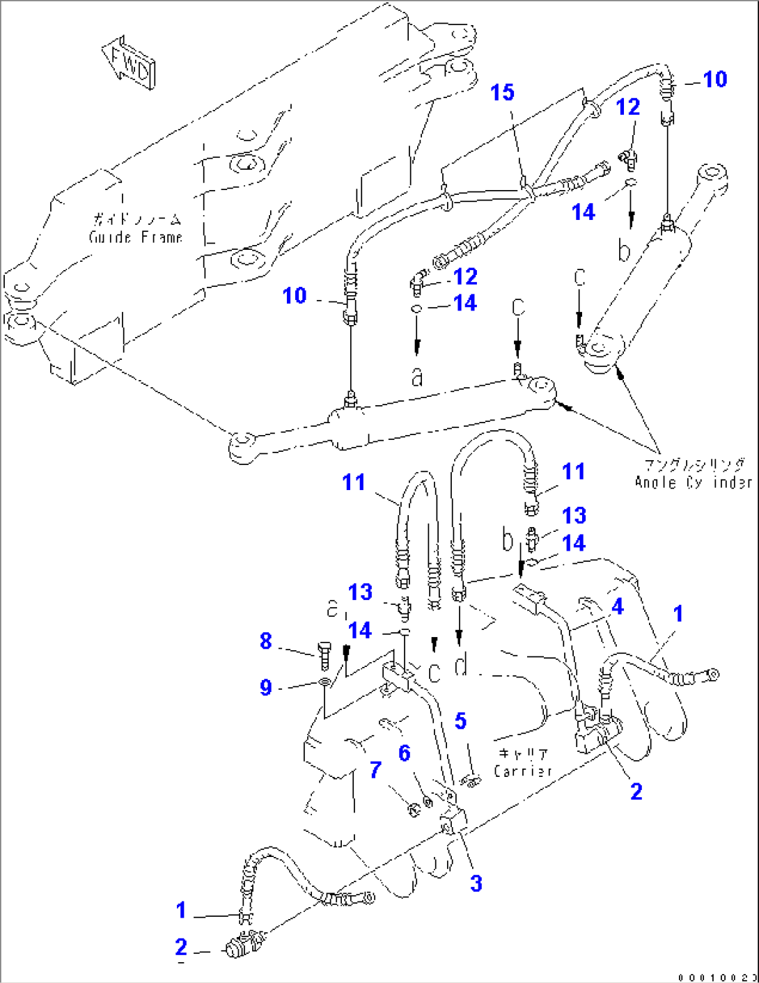 BLADE (ANGLE CYLINDER LINE) (S.P.A.P.)