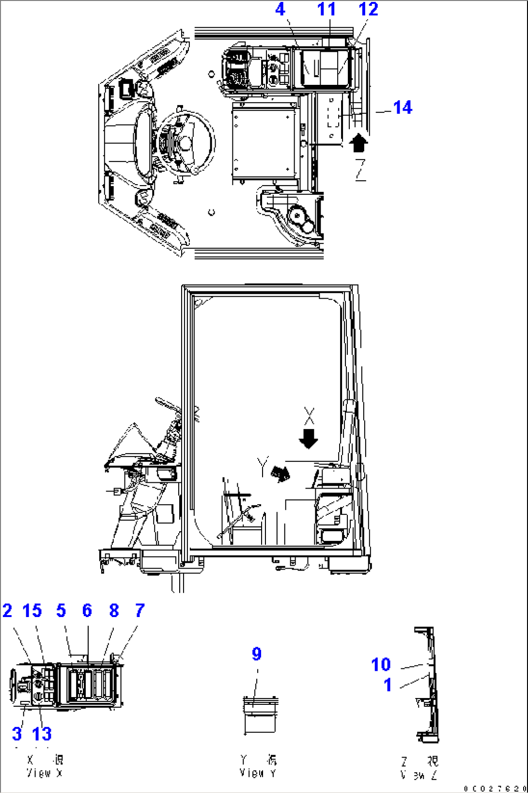 MARKS AND PLATES (FLOOR DECAL) (SPANISH)