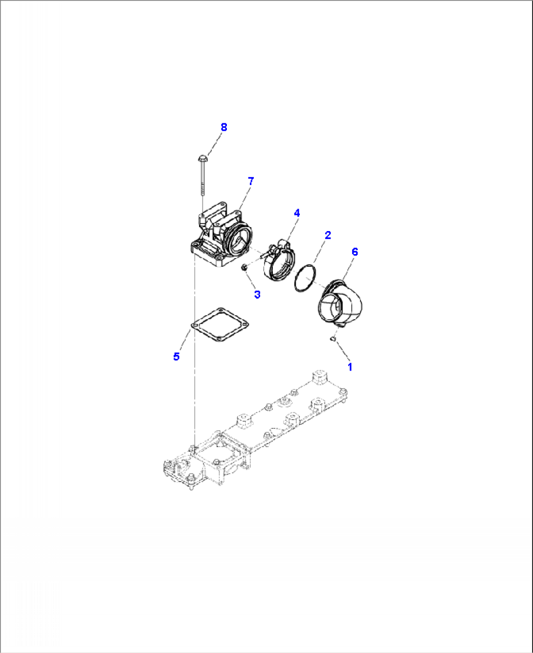 A1204-A2A8 AIR INTAKE CONNECTION
