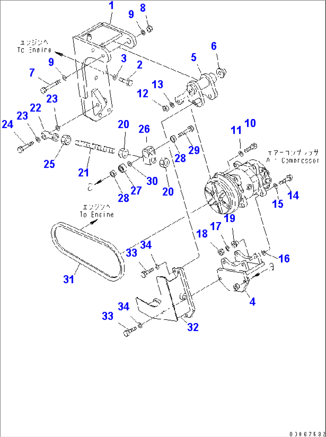 AIR CONDITIONER RELATED PARTS (1/3)(#11001-)