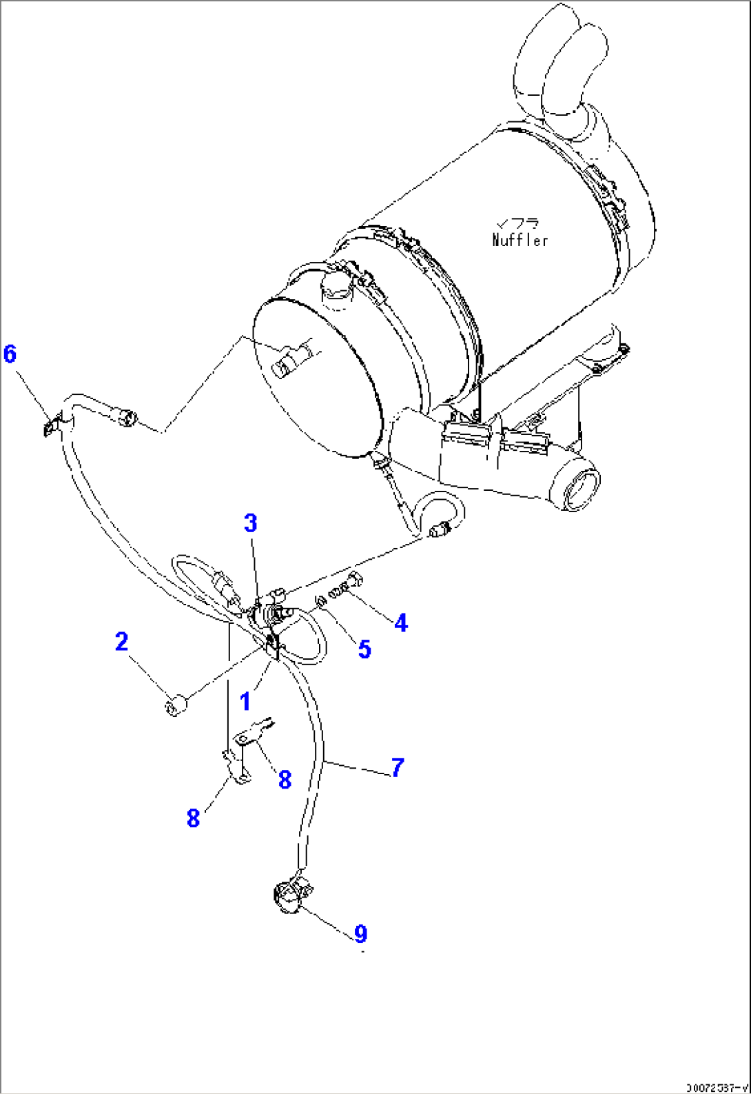 ELECTRICAL PARTS (FOR DPF) (#K52390-)