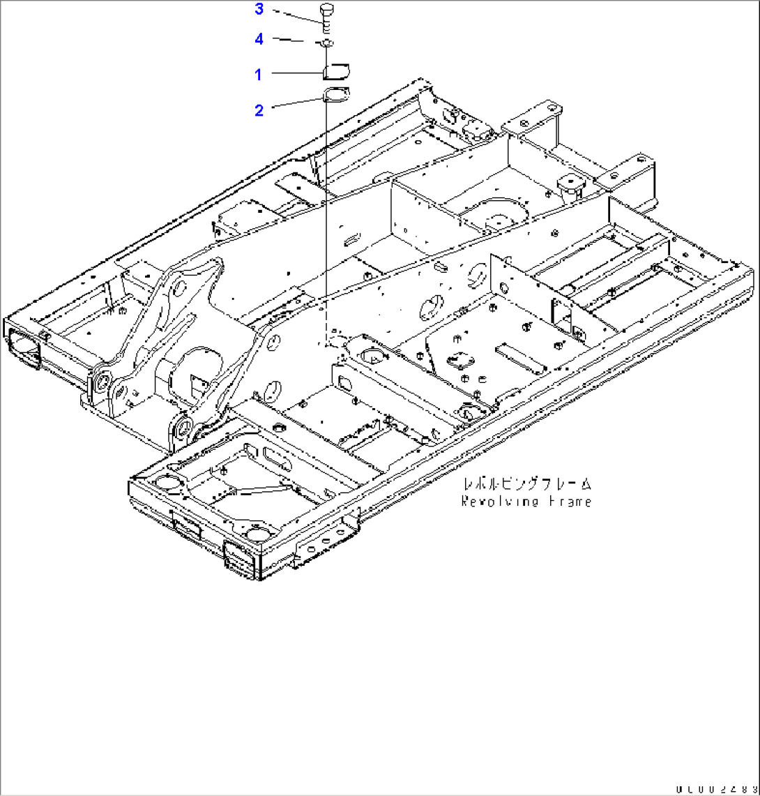 REVOLVING FRAME (GREASE BATH COVER)