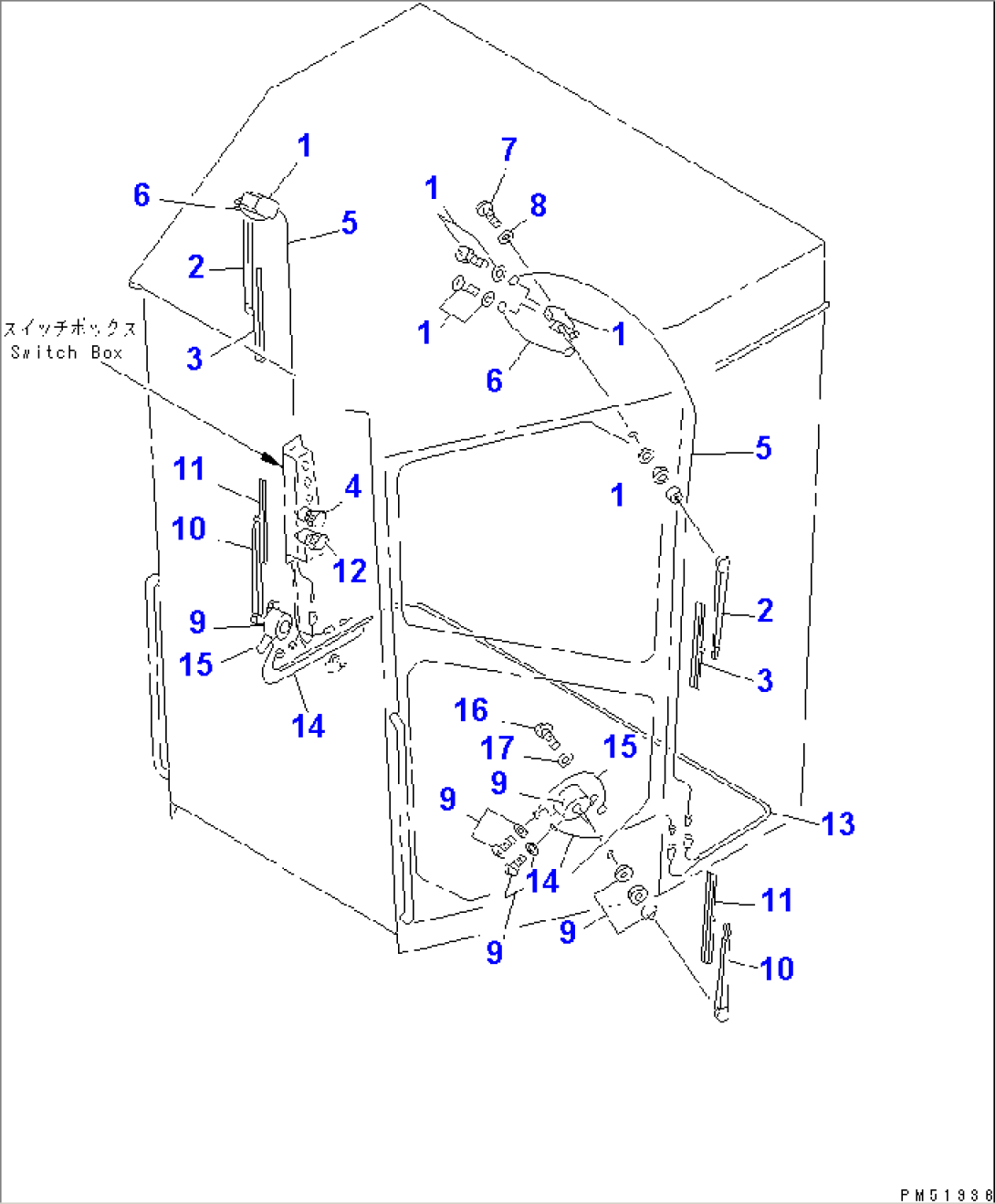 DOOR WIPER(#1501-1700)