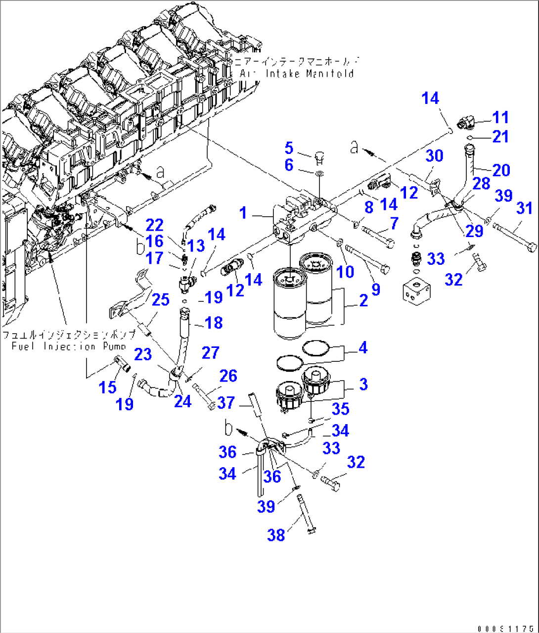 PRE FILTER AND PIPING (EU SAFTY REGULATION)(#502253-)