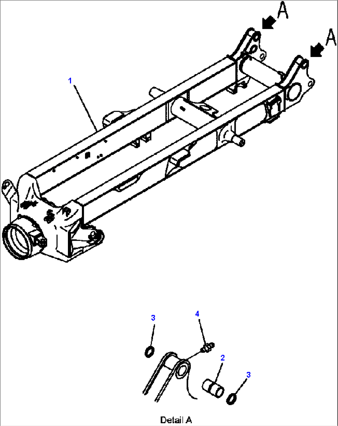 FIG. J3135-01A0 REAR FRAME