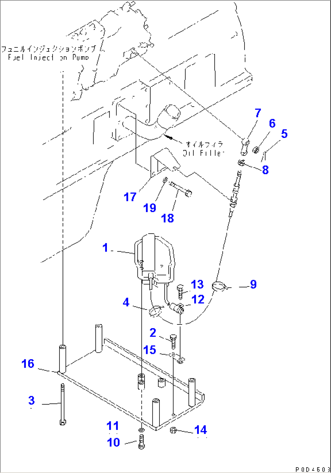 ENGINE STOP MOTOR(#15707-)