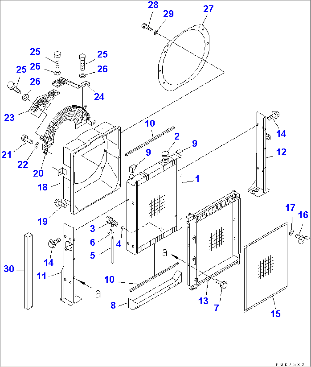 COOLING (RADIATOR AND OIL COOLER)(#K30545-K31999)