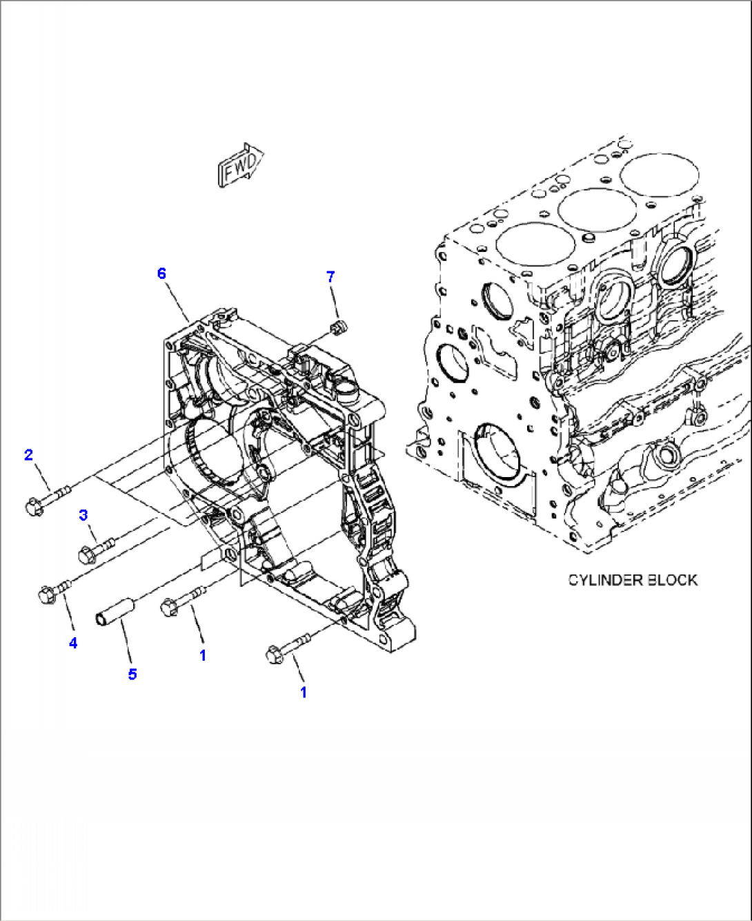 A2109-A2A6 REAR GEAR HOUSING