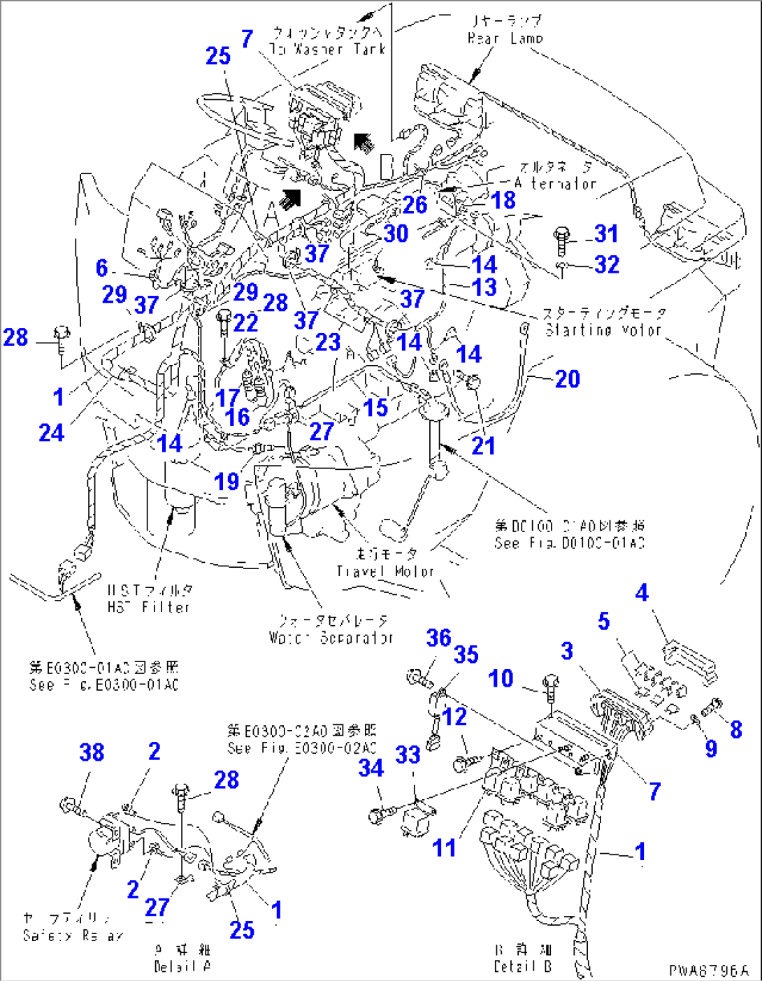 ELECTRICAL SYSTEM (MAIN LINE)(#20642-22999)