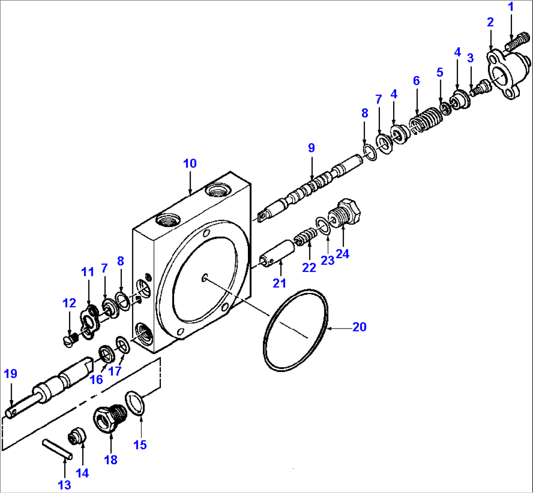 OPTIONAL VALVE SECTION RIPPER & SNOW WING - F1