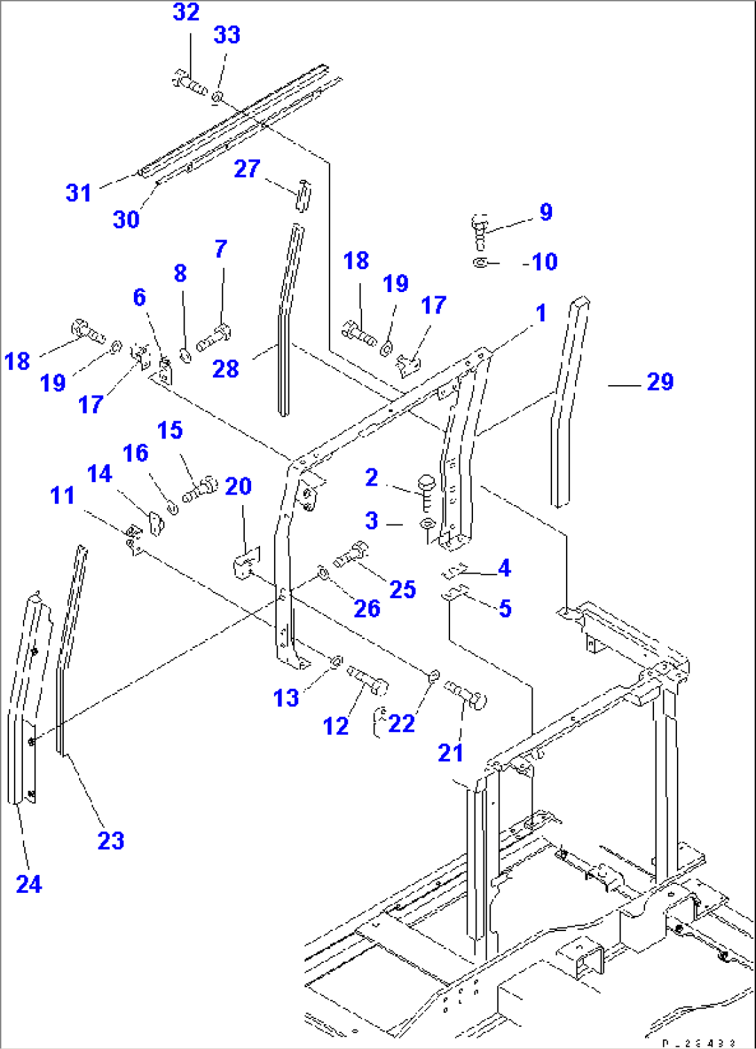 GUARD (4/16) (R.H. DOOR) (1/2)